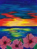 The image for Hot hibiscus nights in ethereal bloom!