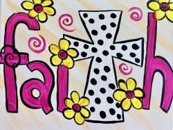 The image for Have faith and pass the paint! Get an extra FREE voucher with this class!