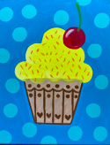 The image for Tasty Cupcake! Choose your colors!