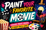 The image for Popcorn & Paint: A Cinema Club
