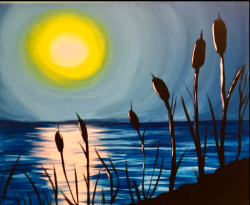 The image for Cattail Sunset!