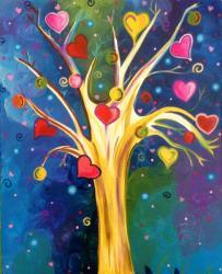 The image for Tree of hearts! The perfect Valentine Decoration or gift!