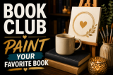 The image for Brushstrokes & Bestsellers: Paint the Book You Love!