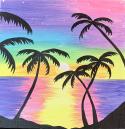 The image for Palm Trees and Sunrise!