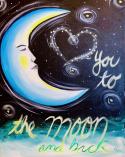 The image for Love You to the Moon! Customize it your way!