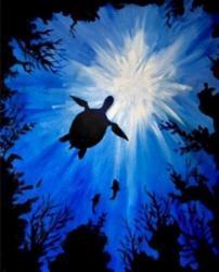 The image for Turtle eclipse in the blue beyond!