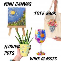 The image for Paint something new and fun! Choose from any of these trendy items!