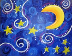 The image for $20 Kids’ Starry Night11X14