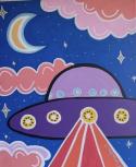 The image for NEW Painting!! Alien Spaceship!! 🚀