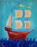 The image for Kid's Pirate Ship - Choose your colors!!!