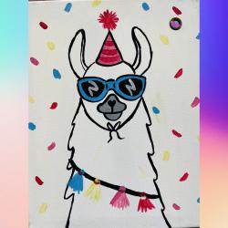 The image for Party Llama!