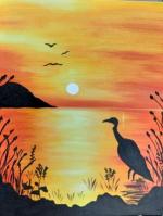 The image for Stork and Sunrise! $25 Mondays!