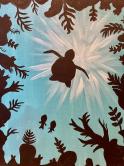 The image for Cute Sea Turtle! Choose your background color!