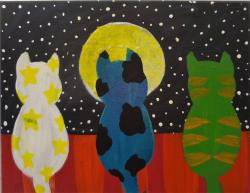 The image for Kid's City Cats!!! Choose your colors!
