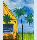 The image for Beach House and Palm Trees!