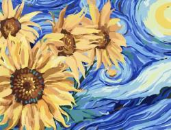 The image for Starry night, sunflower!