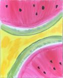 The image for Watermelon! Choose your favorite color background!