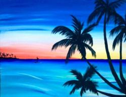 The image for Beautiful Beach Sunset!