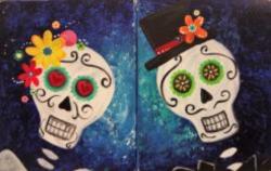 The image for Candy Skulls – paint one or both