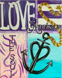 The image for "Love Anchors the Soul!" Choose your color!