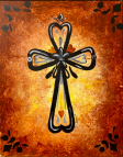 The image for Curly Cross! Choose your favorite color!