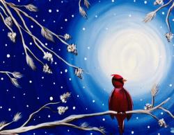 The image for Winter Cardinal ~ Two colors to choose from. Great for date night!