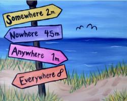 The image for To the Beach Sign!