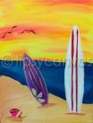 The image for $20 Kids’ Beach Summer Time 11x14