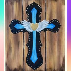 The image for Awesome Cross with Angel Wings!