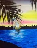 The image for Palm Tree Sunset