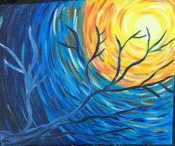 The image for Starry Night Sunset