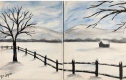 The image for Couples Set! Winter Scene