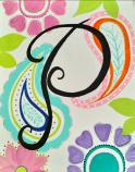 The image for Paisley Monogram!!!- Customizable!!