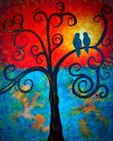The image for Love Birds In A Tree