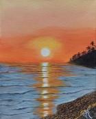 The image for Ocean Sunset in the Islands