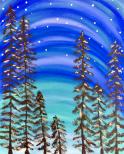 The image for Winter Trees. Customize it with your favorite saying or name!