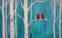 The image for Couple's Lovebirds