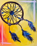 The image for Tie-Dye Dreamcatcher!