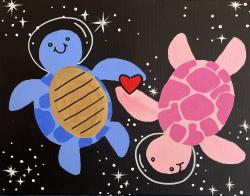 The image for Super Cute Space Turtles