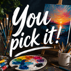 The image for $30 Summer Sale! PAINT YOUR FAVORITE PICTURE! You pick it and we'll show you how!