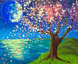 The image for Tree in the moonlight glow!