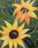 The image for Mother’s Day Sunflower Painting!!