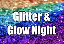 The image for Glitter and Glow! Add Bling & Glow In The Dark Paint - 7:00pm Class!